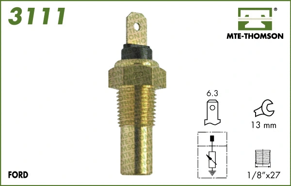 Sensor, coolant temperature (3111)
