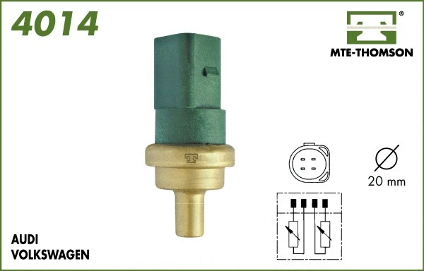 Sensor, coolant temperature (4014)
