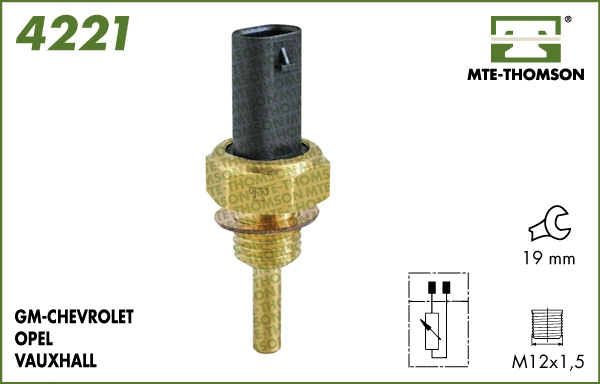Sensor, coolant temperature (4221)