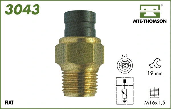 Sensor, coolant temperature (3043)