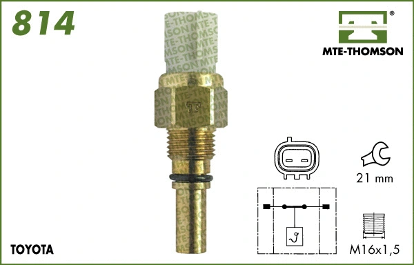 Temperature Switch, radiator fan (814)