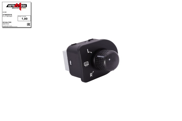 Switch, exterior rearview mirror adjustment (274693010)