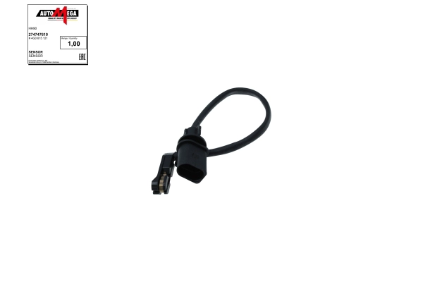 Warning Contact, brake pad wear (274747610)