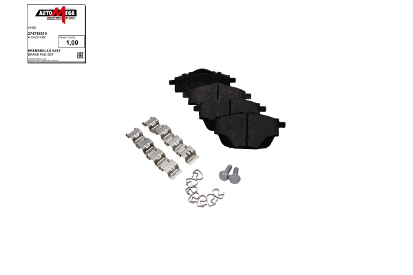 Brake Pad Set, disc brake
