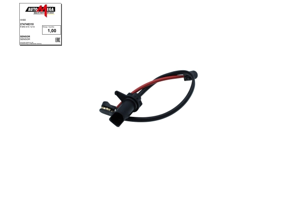Warning Contact, brake pad wear (274748310)