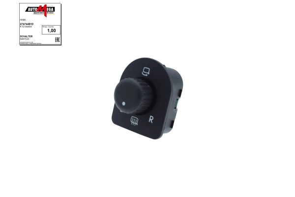 Switch, exterior rearview mirror adjustment (274744810)