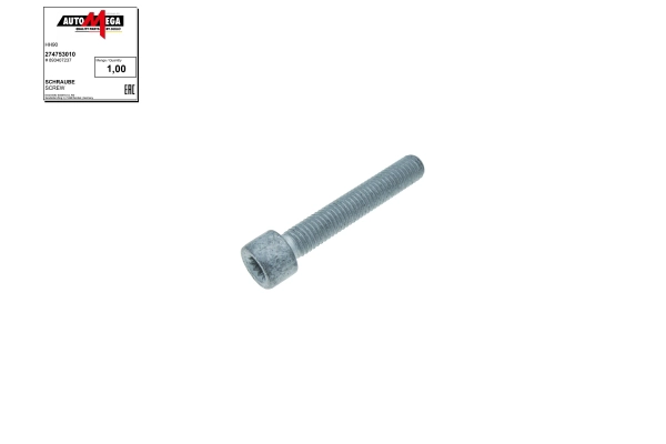 Bolt, propshaft flange (274753010)