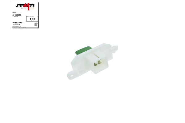 Resistor, interior blower (274738310)