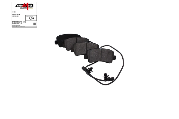 Brake Pad Set, disc brake (120070810)