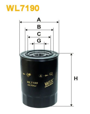 Oil Filter (WL7199)