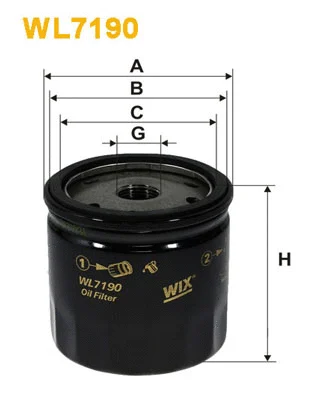 Oil Filter (WL7190)
