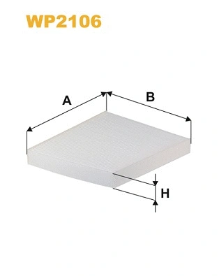 Filter, cabin air (WP2106)
