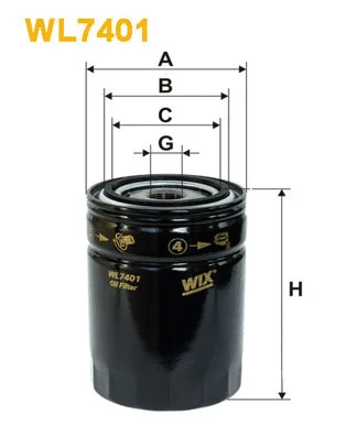 Oil Filter (WL7401)