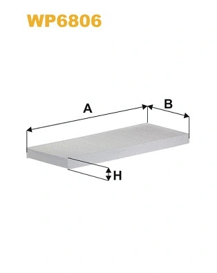 Filter, cabin air (WP6806)