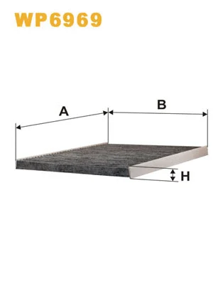 Filter, cabin air (WP6969)
