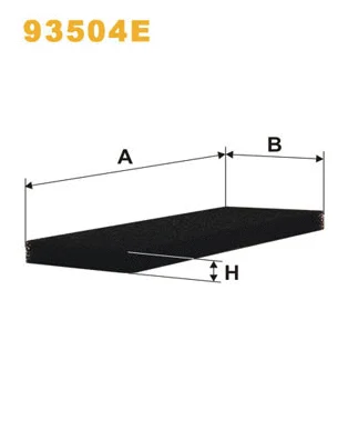 Filter, cabin air (93504E)