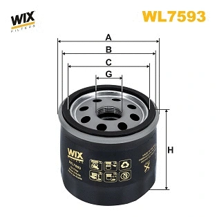 Oil Filter (WL7593)