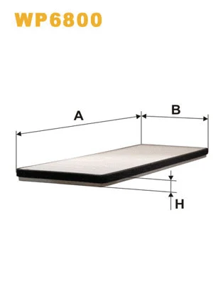 Filter, cabin air (WP6800)