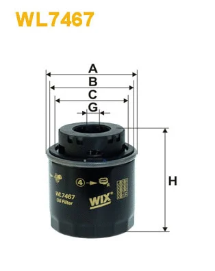 Oil Filter (WL7467)