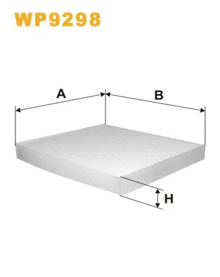 Filter, cabin air (WP9298)