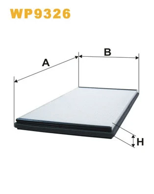 Filter, cabin air (WP9326)
