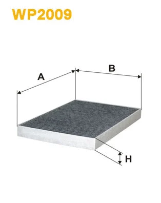 Filter, cabin air (WP2009)