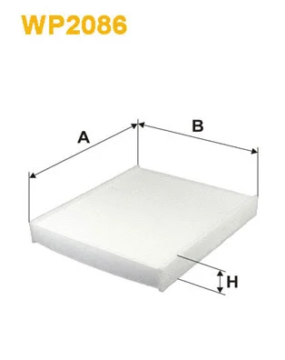 Filter, cabin air (WP2086)