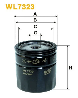 Oil Filter (WL7323)