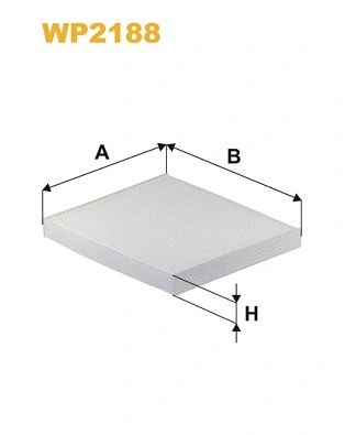 Filter, cabin air (WP2188)