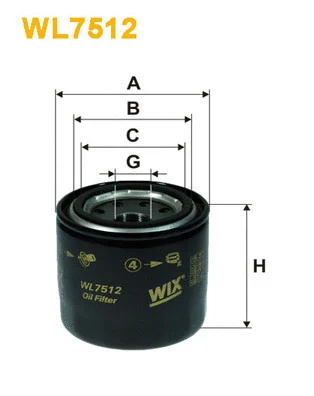 Oil Filter (WL7512)