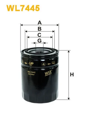Oil Filter (WL7445)
