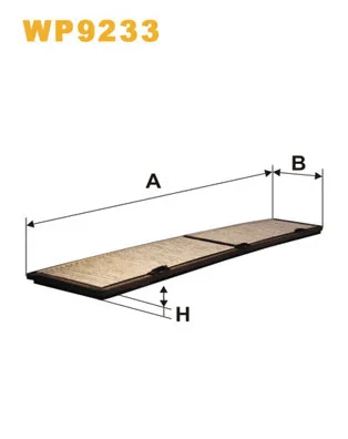 Filter, cabin air (WP9233)