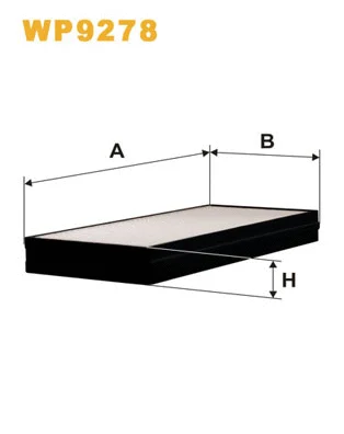 Filter, cabin air (WP9278)