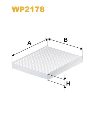 Filter, cabin air (WP2178)