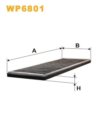 Filter, cabin air (WP6801)