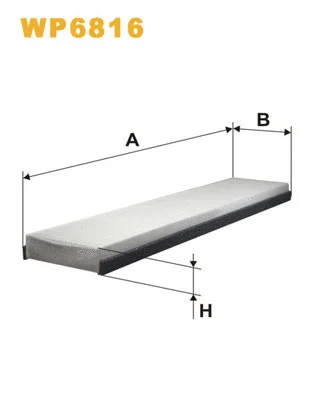 Filter, cabin air (WP6816)