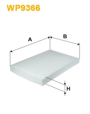 Filter, cabin air (WP9366)