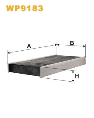 Filter, cabin air (WP9183)
