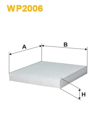 Filter, cabin air (WP2006)