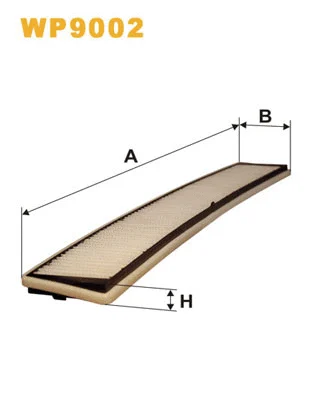 Filter, cabin air (WP9002)
