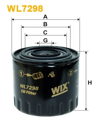 Oil Filter (WL7298)