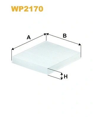Filter, cabin air (WP2170)