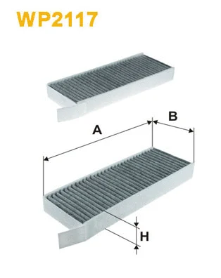 Filter, cabin air (WP2117)