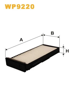 Filter, cabin air (WP9220)