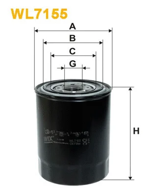 Oil Filter (WL7155)