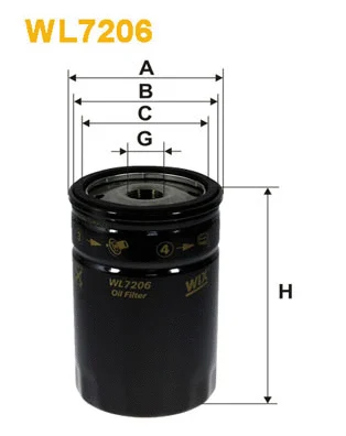 Oil Filter (WL7206)