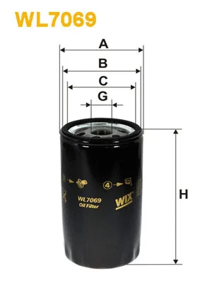 Oil Filter (WL7069)