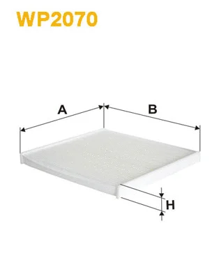 Filter, cabin air (WP2070)