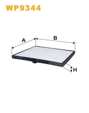 Filter, cabin air (WP9344)