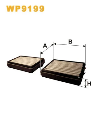 Filter, cabin air (WP9199)